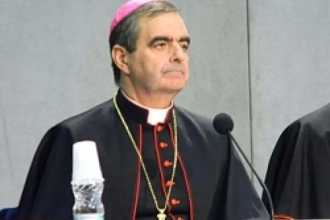Archbishop Nikola Eterovic Secretary General of the Synod of Bishops 2 CNA Vatican Catholic News 11 11 10