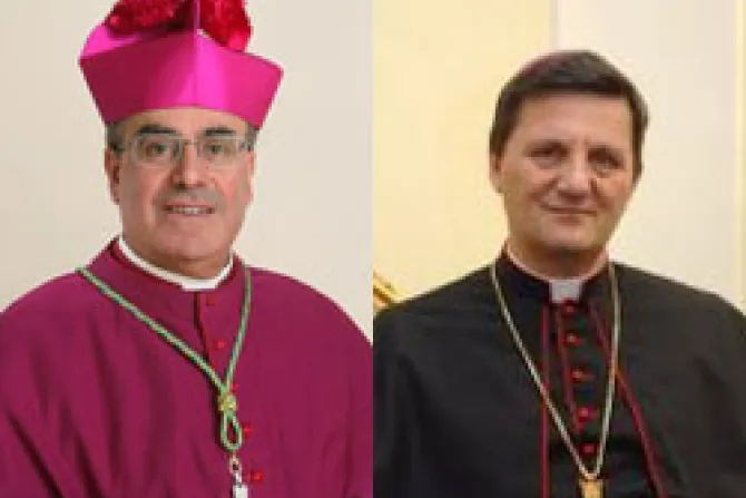 Archbishop Paul Cremona Bishop Mario Grech CNA World Catholic News 10 19 10
