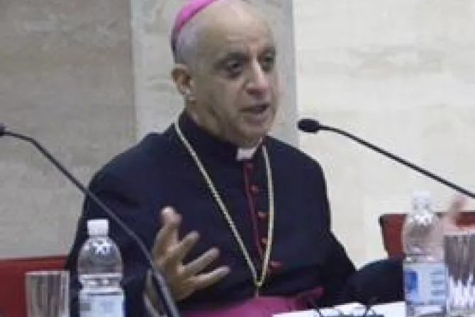 Archbishop Rino Fisichella President of the Pontifical Council for the New Evangelization CNA Vatican Catholic News 11 22 11