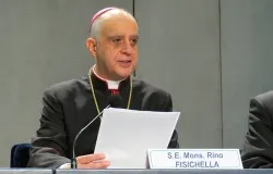 Archbishop Rino Fisichella, President of the Pontifical Council for the Promotion of the New Evangelisation, in the VPO Feb. 5, 2013. ?w=200&h=150