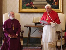 Archbishop Rowan Williams and Pope Benedict XVI meet in 2006