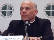 Archbishop Salvatore Cordileone at a press conference for the 2012 USCCB Fall General Assembly, Nov 13.