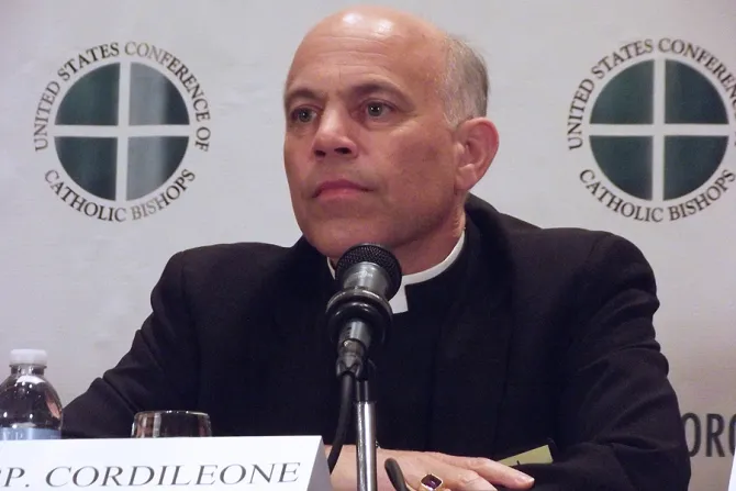 Archbishop Salvatore Cordileone at a press conference for the 2012 USCCB Fall General Assembly Nov 13 Credit Michelle Bauman CNA 3 12 15