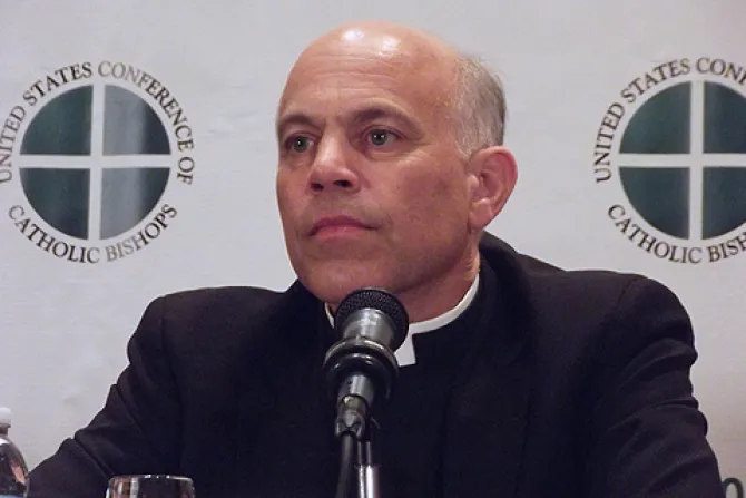 Archbishop Salvatore Cordileone at a press conference for the 2012 USCCB Fall General Assembly Nov 13 Credit Michelle Bauman CNA CNA500x320 US Catholic News 11 13 12
