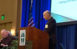 Archbishop Salvatore J. Cordileone of San Francisco addresses the USCCB's Fall General Assembly in Baltimore on Nov. 11, 2013. ?w=200&h=150
