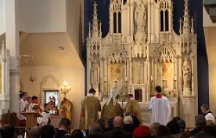 Archbishop Samuel J. Aquila attended the dedication of Our Lady of Mt. Carmel in Littleton, CO on March 23, 2013.   OLMC Parish.