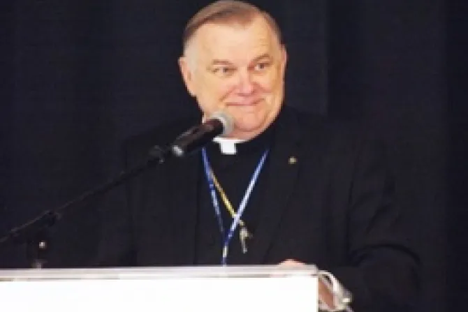 Archbishop Thomas Wenski of Miami speaks at the conference on Haiti CNA US Catholic News 6 4 12