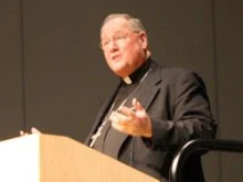 Archbishop Timothy Dolan speaks at the Living the Catholic Faith conference in Denver