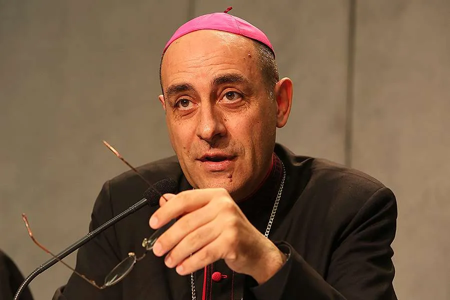 Archbishop Victor Manuel Fernandez at the Holy See press office, Oct. 8, 2014.?w=200&h=150
