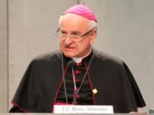 Pontifical Council for the Family president Archbishop Vincenzo Paglia. 