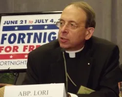 Archbishop William E. Lori, chair of the US bishops' ad hoc committee on religious liberty.?w=200&h=150