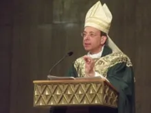 Archbishop William Lori delivers the homily during the 2012 Mass for Life and Liberty. 