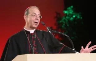 Archbishop William Lori speaks at a Legatus conference Feb. 8, 2013.   Patrick Novecosky/Legatus.