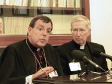Archbishop Allen Vigneron speaks at the Synod for the Middle East in Oct. 2010