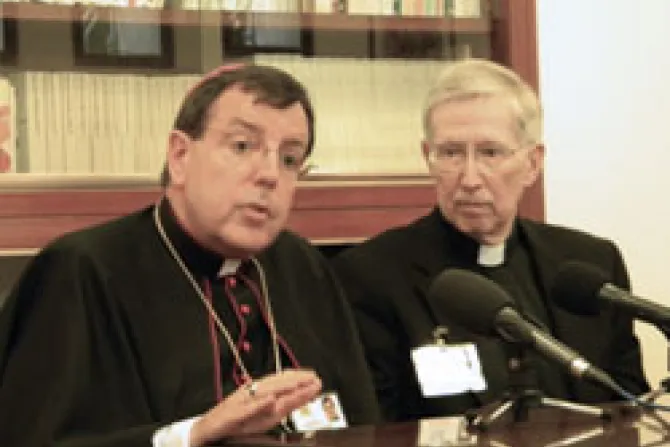 Archbishop of Detroit Allen Vigneron Msgr Robert Stern CNA Vatican Catholic News 4 25 11