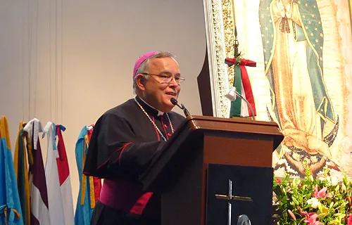 Archibishop Charles Chaput of Philadelphia speaks at the Basilica of Our Lady of Guadalupe in Mexico City on Nov. 16, 2013. ?w=200&h=150