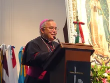 Archibishop Charles Chaput of Philadelphia speaks at the Basilica of Our Lady of Guadalupe in Mexico City on Nov. 16, 2013. 