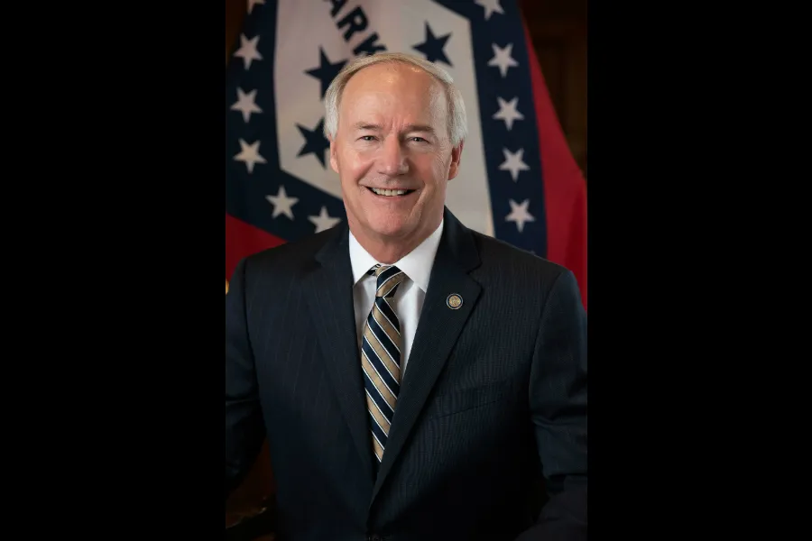 Arkansas Governor Asa Hutchinson, who signed the 'triggered' abortion ban Feb. 19, 2019. Photo courtesy of the governor's office.?w=200&h=150