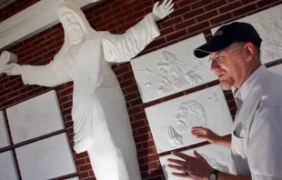 In this 2007 file photo, Bert Baker, an amateur artist, had recently finished a 7-foot-tall sculpture of Christ at Red Bank Baptist Church.   Gerry Melendez/The State Newspaper, Columbia, SC.