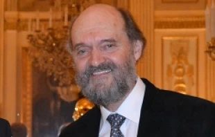 Arvo Pärt receives France's Knight of the National Order of the Legion of Honour, Nov. 2, 2011.   Estonian Foreign Ministry via Flickr (CC BY 2.0).