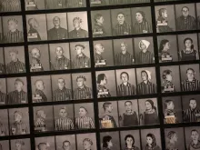 Victims of genocide at the Auschwitz-Birkenau concentration camp. 