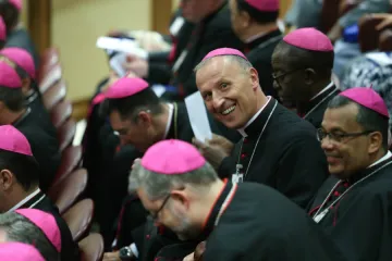 Auxiliary Bishop Marek Solarczyk of Warszawa Praga at the Synod of Bishops October 2018 Credit Polish Bishops Conference CNA