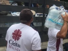 Caritas Merida assists in solidarity work after heavy rains in the Venezuelan state. Credit: Caritas Merida.