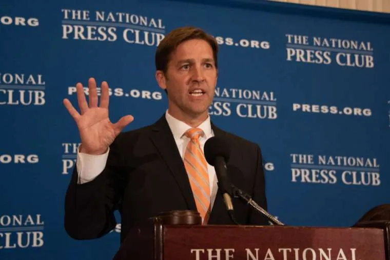 Senator Ben Sasse, who introduced the resolution in the Senate, pictured at the National Press Club, Oct. 2018. ?w=200&h=150