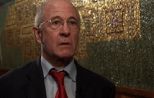 Philosopher Remi Brague speaks with CNA on Oct. 25, 2013.   Andreas Dueren/CNA.