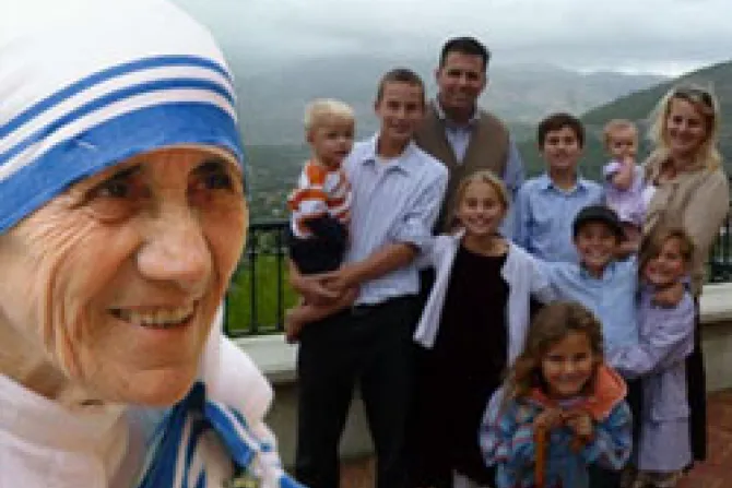 Baby Joe Wahlin Mother Teresa CNA World Catholic News 3 14 11