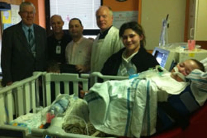 Baby Joseph Baptism CNA US Catholic News 3 24 11