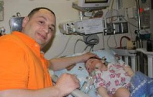 Baby Joseph and his father, Moe Maraachli