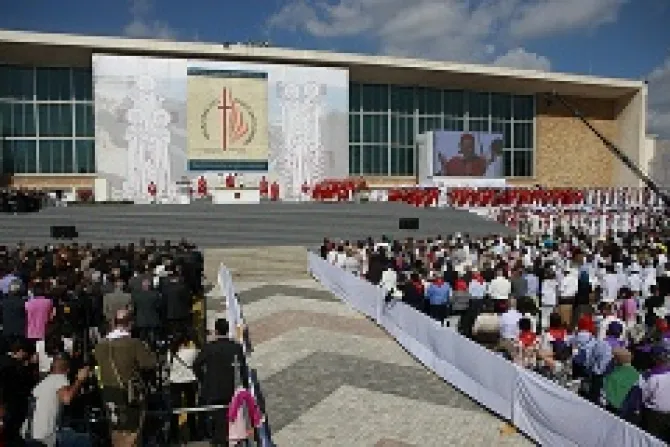 Beatification Mass of the 522 martyrs in Tarragona Spain October 13 2013 Credit Conferencia Episcopal Espaola CNA 10 21 13
