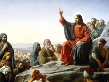 Sermon on the Mount by artist Carl Bloch. Public Domain.