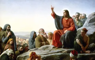 Sermon on the Mount by artist Carl Bloch. Public Domain. 