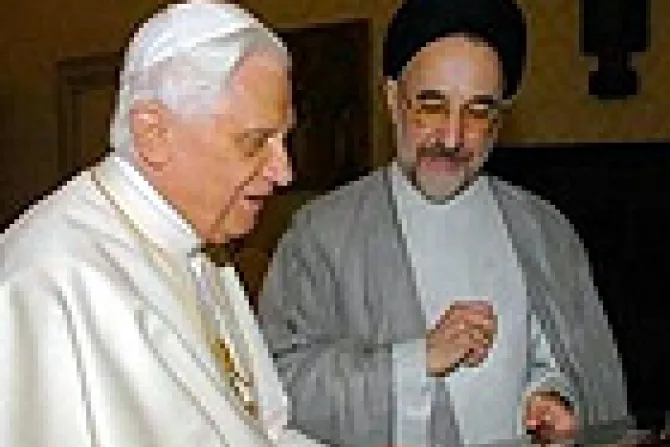 Benedict and Mohammed Khatami