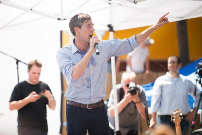 Beto ORourke campaigns in Texas Credit  1082492116 via Shutterstock CNA