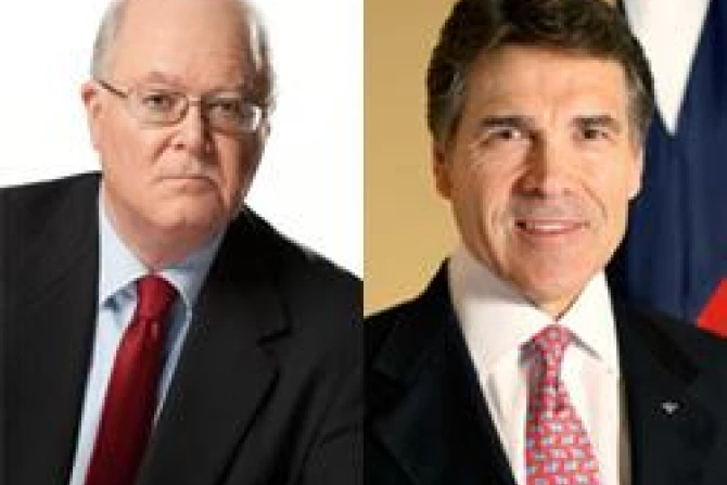 Bill Donohue Catholic League Gov Rick Perry CNA US Catholic News 10 14 11