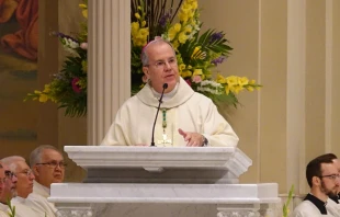 Bishop Joseph Bambera of Scranton celebrating the 2019 Chrism Mass. Courtesy photo, Diocese of Scranton.