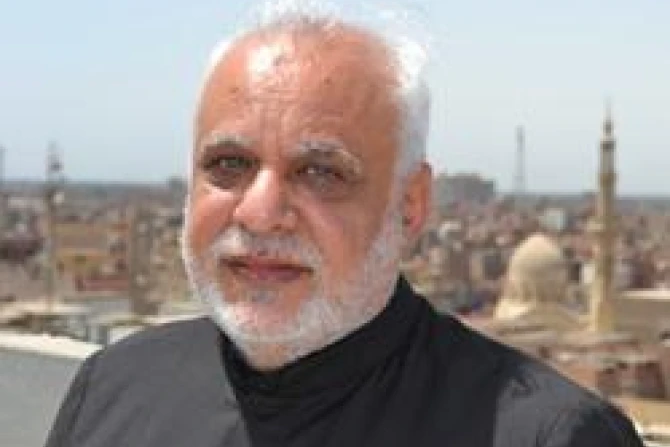 Bishop Antonios Aziz Mina of Guizeh Egypt Credit Aid to the Church in Need CNA World Catholic News 11 22 11