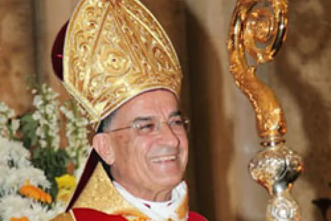 Bishop Bechara Rai Photo Credit BKERKEorglb CNA World Catholic News 3 15 11