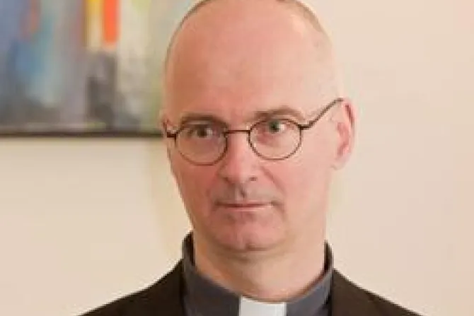 Bishop Charles Morerod Credit Jean Claude Gadmer Diocese of Lausanne Genve et Fribourg CNA World Catholic News 12 13 11