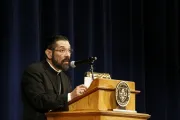 Bishop Daniel Flores of Brownsville delivers the Thomas Aquinas Day Lecture at TAC Jan 28 2019 Photo courtesy of TAC CNA