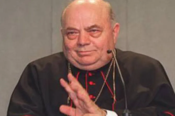 Bishop Elio Sgreccia CNA World Catholic News 10 20 10