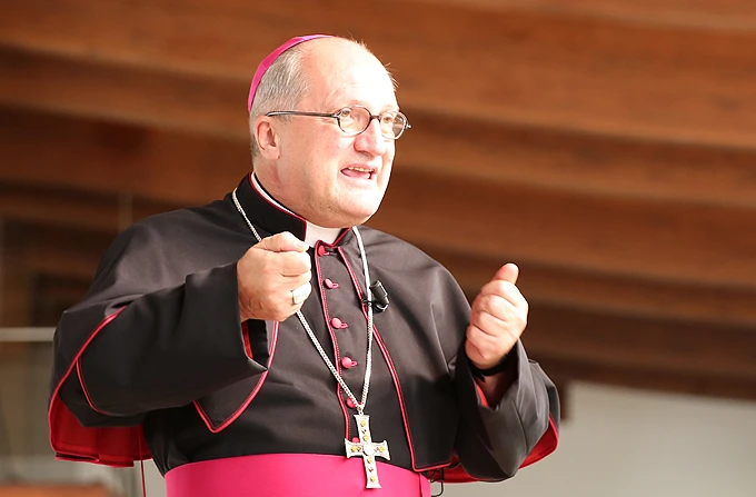 Bishop Enrico dal Covolo, S.D.B., rector of the Pontifical Lateran University, speaks to CNA Sept. 9, 2014. ?w=200&h=150