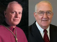 Bishop Howard Hubbard and CRS president Ken Hackett