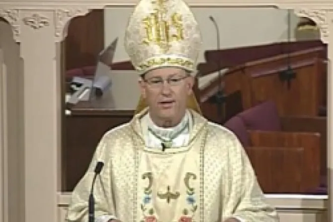 Bishop James D Conley Credit EWTN CNA US Catholic News 10 1 12