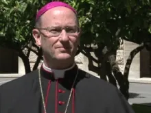 Bishop James D. Conley in Rome, Italy, May 4, 2012.