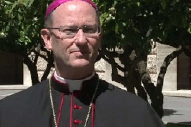 Bishop James D Conley in Rome Italy May 4 2012 2 CNA Vatican Catholic News 5 4 12
