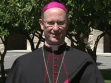 Bishop James D. Conley in Rome, Italy, May 4, 2012.